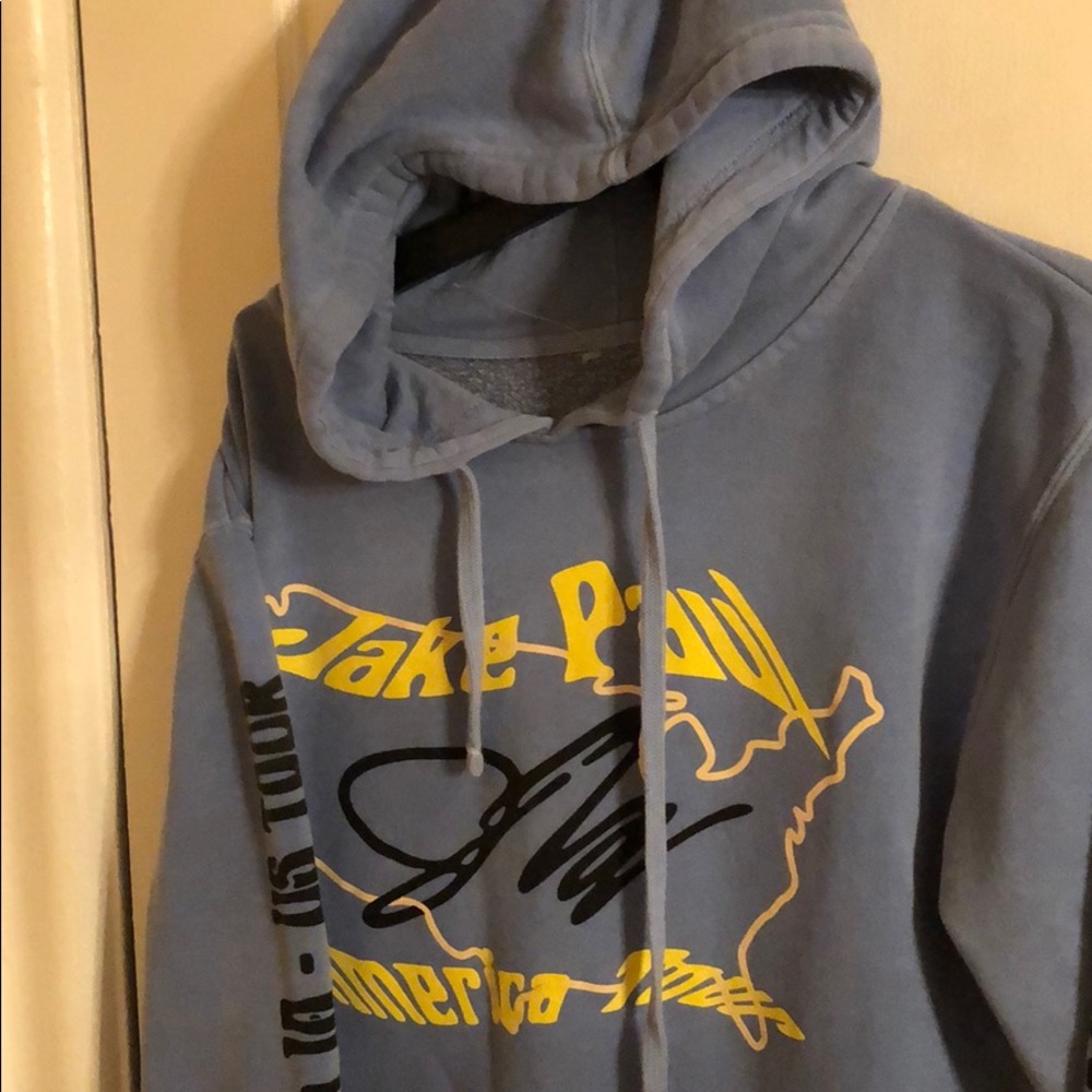 Jake Paul X Team 10 American Tour Hooded Sweatshirt Men’s Size Medium